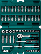 Набор инструмента автомобильного (1/4") 57пр. (27885-H57) KRAFTOOL