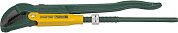 Ключ трубный рычажный, кованый, изогн. губки, №1, 1" "PANZER-V" (2735-10_z02) KRAFTOOL