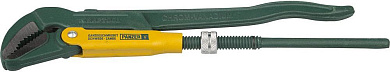 Ключ трубный рычажный, кованый, изогн. губки, №1, 1" "PANZER-V" (2735-10_z02) KRAFTOOL