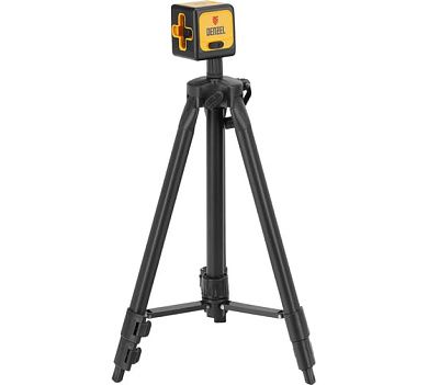 Уровень лазерный DQB-T, 30м, точн. ±0,3 мм/м, зеленый луч, штатив, сум (350165) DENZEL