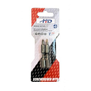 Биты крестообразные PH0х25мм 1/4" S2 (4шт) (HD-77870) H-D
