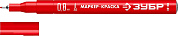 Маркер перм., красный, на основе жидкой краски, толщ. письма 0.8мм "МК-80" (06324-3) ЗУБР
