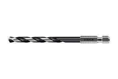 Сверло по металлу ц/х 6.0х57х116 мм, HSS, хв. HEX 1/4", класс A1 "IMPACT READY" (29603-6) STAYER