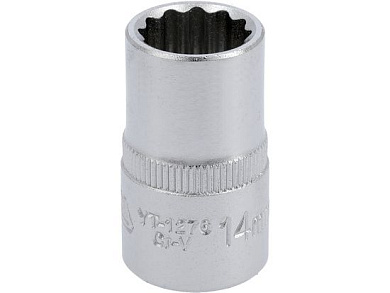 Головка 1/2" 14мм 12гр. (L=38мм)(YT-1276) YATO