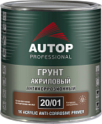 Грунт антикоррозионный акриловый - серый - Банка, 1,0кг  20/01 (ATP-PR20/01-08/P3) AUTOP