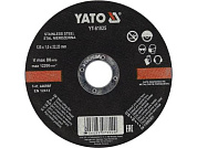 Круг отрезной 125х1.0х22.23 мм для нерж. стали (YT-61025) YATO