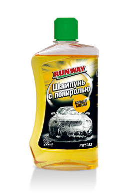 Шампунь с полиролью 500мл (RW5052) RUNWAY