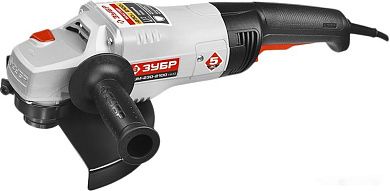 Угловая шлифмашина УШМ-230-2100 ПМ3 (2100 Вт, круг 230х22 мм, пл. пуск, кор.) ЗУБР