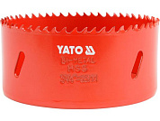 Коронка биметаллическая 68мм L40мм (5/8", HSS M3)(YT-3333) YATO