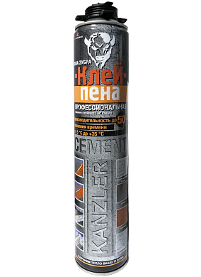 Клей-пена проф. всесезон. -5/+25 KANZLER CEMENT, 850 ml