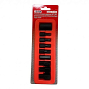 Головки-насадки ударн. 1/2", TORX, L=35 мм, Т30-T70,, 9 пр., S2 (HD-10664) H-D