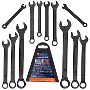 Ключи комбинированные, 12пр. (6-15, 17, 19мм) (Sigmatool-5124MP BLACK) SIGMATOOL