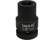 Головка ударн. 1/2" 12мм , L=39мм, 6гр. CrMo (YT-1002) YATO