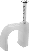 Скоба-держатель круглого кабеля, 14 мм, 50шт. с оцинкованным гвоздем, (4510-14) STAYER