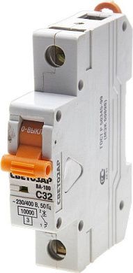 Выключатель автоматический 1-полюсный, 32 A, "C", откл. сп. 10 кА, 230/400В (SV-49071-32-C) СВЕТОЗАР