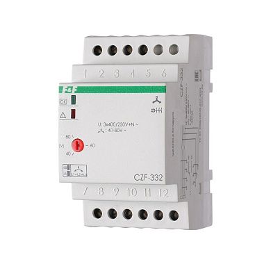 Реле контроля фаз CZF-332 (3x400 40-80В 1NO/NC) EA04.003.004 Евроавтоматика ФИФ