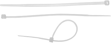 Хомут стяжка нейлон Ø 9x600 мм белый 10шт. (4-309017-90-600) ЗУБР