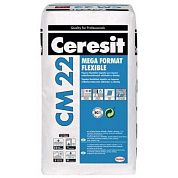 Клей для плитки CM 22 CERESIT (нар./внутр.; для деформир.осн.), 25 кг
