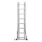 Лестница алюмин., 3х8 ступ, трехсекц., 3630мм, слож.2250х445х155мм, (97818) СИБРТЕХ фото5