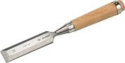 Стамеска-долото "Классик" с деревянной ручкой, хромованадиевая, 32мм, (18096-32) ЗУБР