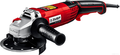 Угловая шлифмашина УШМ-125-1205 Э (1200 Вт, круг 125х22 мм, регул. обор., кор.) ЗУБР
