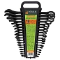 Набор ключей комбинированных 18пр. (8-19, 21, 22, 24, 27, 30, 32мм)(ISMA-5181MP BLACK) ISMA фото3