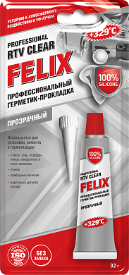 Профессиональный герметик-прокладка (прозрачный) 32 г. (411040061) FELIX