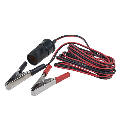 Удлинитель прикуривателя 3м с большими крокодилами (S00702004) SKYWAY