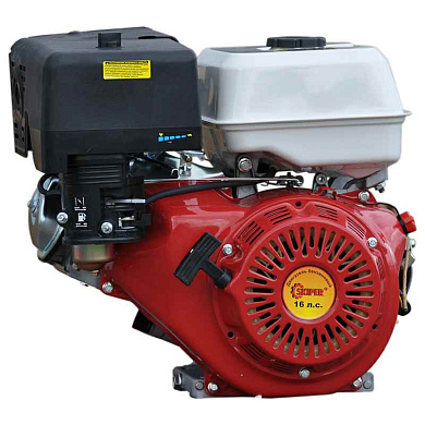 Двигатель бензиновый 190F для культиваторов (16 л.с., Вал шлицевый ф25ммх40мм)