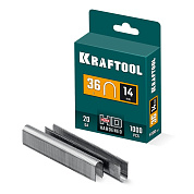 Скобы кабельные для степлера,тип 36 L 14мм, 1000мм, калибр 20GA (31636-14) KRAFTOOL