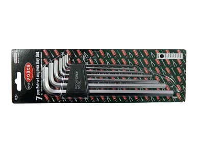 Набор ключей шестигранных экстра длинных 7пр.(2.5, 3-6, 8, 10мм)(RF-5072XL) RockFORCE