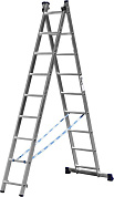 Лестница универсальная, двухсекционная, 9 ступеней (38823-09) СИБИН