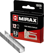 Скобы металлические закаленные тип 53, 12 мм, 1000 шт. (3153-12) MIRAX