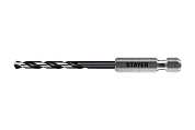 Сверло по металлу ц/х 3.2х33х89 мм, HSS, хв. HEX 1/4", класс A1 "IMPACT READY" (29603-3.2) STAYER