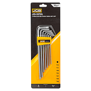 Набор ключей TORX экстра длинных 7пр.(Т10,Т15,Т20,Т25,Т27,Т30,Т40)(JCB-5071XL) JCB