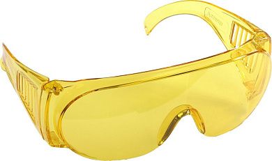 Очки защитные, открытые, с боковой вентиляцией, желтые (11042_z01) STAYER