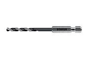 Сверло по металлу ц/х 3.0х33х84 мм, HSS, хв. HEX 1/4", класс A1 "IMPACT READY" (29603-3) STAYER