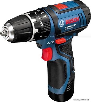 Дрель-шуруповерт ударная аккум. GSB 12V-15-LI  30 Нм /2х2,0 Aч  /L-boxx (0 601 9B6 906) BOSCH