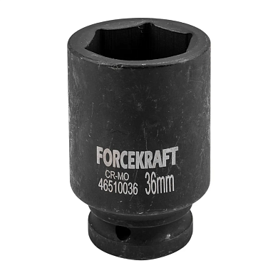 Головка ударн. 3/4" 36мм 6гр. глубокая (FK-46510036) FORCEKRAFT