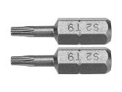 Бита TORX  T9х25мм 1/4" (2шт.) AlSl S2 (YT-77901) YATO