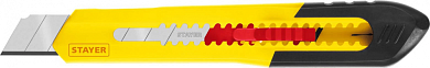 Нож из АБС пластика QUICK-18, сегмент. лезвия 18 мм, (0910_z01) STAYER