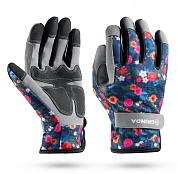 Перчатки садовые, S(7), искусств. кожа, усил. ладонь и кончики пальцев (1139-S) GRINDA