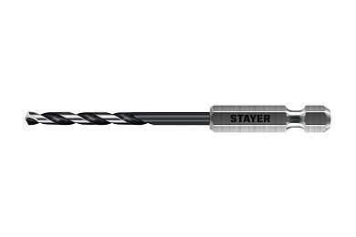 Сверло по металлу ц/х 3.5х39х93 мм, HSS, хв. HEX 1/4", класс A1 "IMPACT READY" (29603-3.5) STAYER