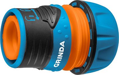 Соединитель "Premium" с запирающим механизмом, пластм. с TPR, 3/4" (8-426428_z01) GRINDA
