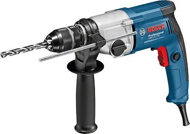 Дрель GBM 13-2 RE (750 Вт, до 13 мм в мет., 2 скор., патрон ЗВП, кор.)(0 601 1B2 001) BOSCH
