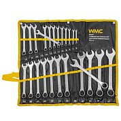 Ключи комбинированные, 25пр. ( 6-28,30,32мм) (WMC-5261P) WMC TOOLS