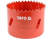 Коронка биметаллическая 60мм L40мм (5/8", HSS M3)(YT-3329) YATO