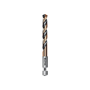 Сверло по металлу ц/х 7.0х69х109 мм, HSS, хв. HEX 1/4", класс A1 "IMPACT READY" (29652-7) KRAFTOOL
