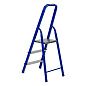 Лестница-стремянка стальн., 3 ступ, алюм. ступ., 570мм, слож.1250х410х112мм, (97953) СИБРТЕХ фото2