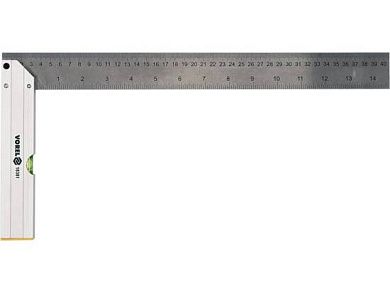 Угольник с уровнем 400мм (18381) VOREL